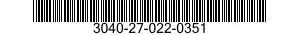 3040-27-022-0351 HUB,BODY 3040270220351 270220351