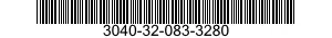 3040-32-083-3280 SHAFT,SHOULDERED 3040320833280 320833280