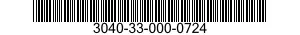 3040-33-000-0724  3040330000724 330000724