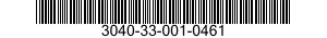 3040-33-001-0461 BELL CRANK 3040330010461 330010461