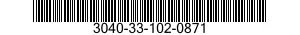 3040-33-102-0871 BRAKE SHOE 3040331020871 331020871