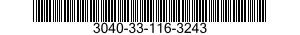 3040-33-116-3243 SHAFT,SHOULDERED 3040331163243 331163243