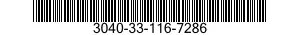 3040-33-116-7286 SHAFT,SHOULDERED 3040331167286 331167286