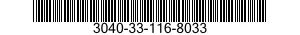 3040-33-116-8033 SHAFT,SHOULDERED 3040331168033 331168033