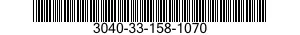 3040-33-158-1070 PLATE,RETAINING,SHAFT 3040331581070 331581070