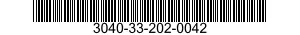 3040-33-202-0042 SHAFT,SHOULDERED 3040332020042 332020042