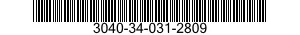 3040-34-031-2809 LEVER,MANUAL CONTROL 3040340312809 340312809