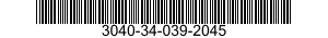 3040-34-039-2045 PLATE,RETAINING,SHAFT 3040340392045 340392045