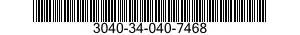 3040-34-040-7468 SHAFT,SHOULDERED 3040340407468 340407468