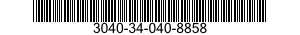 3040-34-040-8858 SHAFT,SHOULDERED 3040340408858 340408858