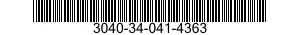 3040-34-041-4363 SHAFT,SHOULDERED 3040340414363 340414363