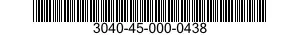 3040-45-000-0438 GEARSHAFT,MULTIPLE GEARS 3040450000438 450000438