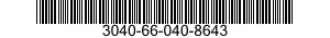 3040-66-040-8643 CONTROL ASSEMBLY,PUSH-PULL 3040660408643 660408643