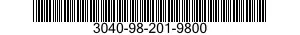 3040-98-201-9800 TIE ROD END,STEERING 3040982019800 982019800
