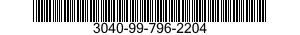 3040-99-796-2204 CABLE ASSEMBLY,CONTROL 3040997962204 997962204