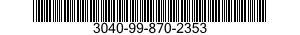 3040-99-870-2353 PIVOT SHAFT ASSEMBLY 3040998702353 998702353