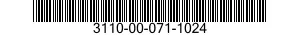 3110-00-071-1024 NUT,PLAIN,ROUND 3110000711024 000711024