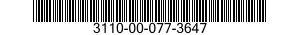3110-00-077-3647  3110000773647 000773647
