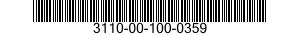 3110-00-100-0359 CUP,TAPERED ROLLER BEARING 3110001000359 001000359