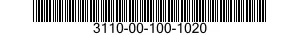 3110-00-100-1020  3110001001020 001001020