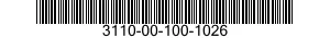 3110-00-100-1026  3110001001026 001001026