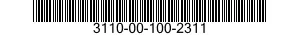 3110-00-100-2311  3110001002311 001002311
