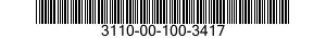 3110-00-100-3417  3110001003417 001003417