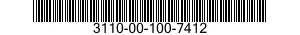 3110-00-100-7412  3110001007412 001007412