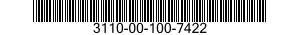 3110-00-100-7422  3110001007422 001007422