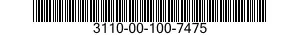 3110-00-100-7475  3110001007475 001007475