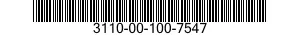 3110-00-100-7547  3110001007547 001007547