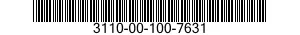 3110-00-100-7631  3110001007631 001007631