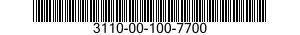 3110-00-100-7700  3110001007700 001007700