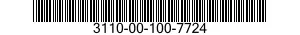 3110-00-100-7724  3110001007724 001007724