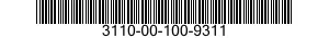 3110-00-100-9311  3110001009311 001009311