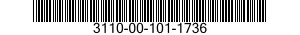 3110-00-101-1736  3110001011736 001011736