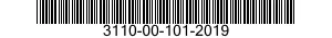 3110-00-101-2019  3110001012019 001012019