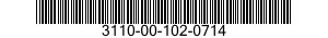 3110-00-102-0714  3110001020714 001020714