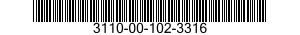 3110-00-102-3316  3110001023316 001023316