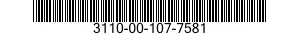 3110-00-107-7581 BEARING,BALL,ANNULAR 3110001077581 001077581