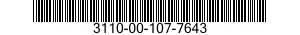 3110-00-107-7643  3110001077643 001077643