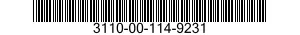 3110-00-114-9231  3110001149231 001149231