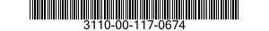 3110-00-117-0674 RING,BEARING,OUTER 3110001170674 001170674