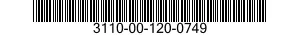 3110-00-120-0749  3110001200749 001200749