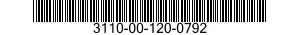 3110-00-120-0792  3110001200792 001200792