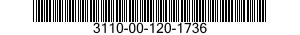 3110-00-120-1736  3110001201736 001201736