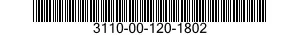 3110-00-120-1802  3110001201802 001201802