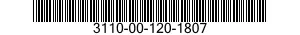 3110-00-120-1807  3110001201807 001201807