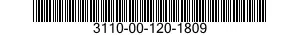 3110-00-120-1809  3110001201809 001201809