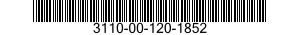 3110-00-120-1852  3110001201852 001201852